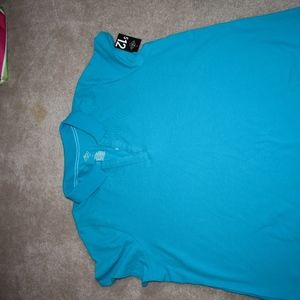 st johns bay collard shirt